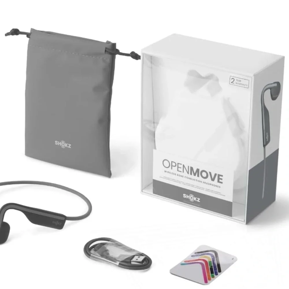 Black Wireless Bone Conduction Headphones